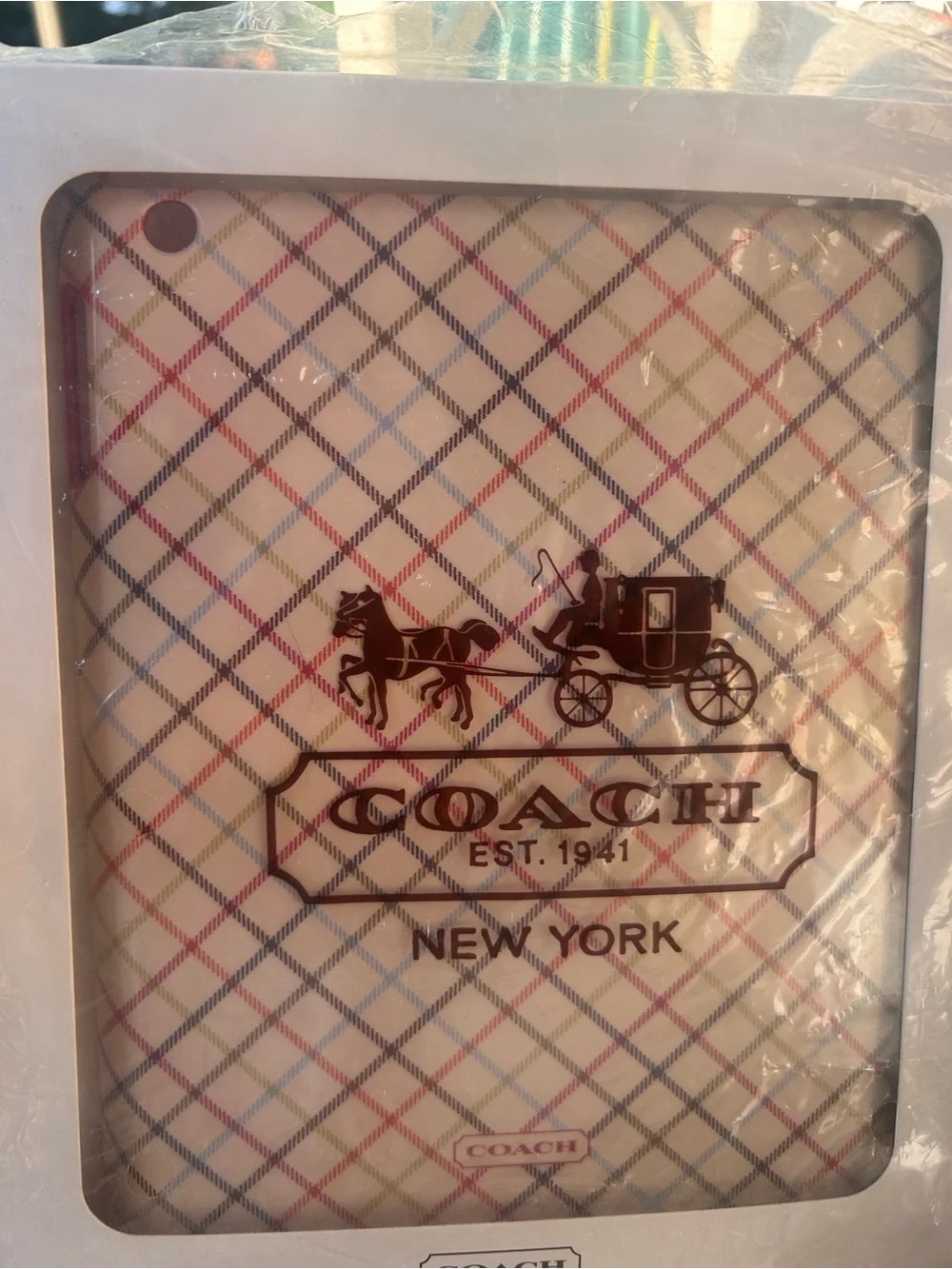 Coach ipad cover